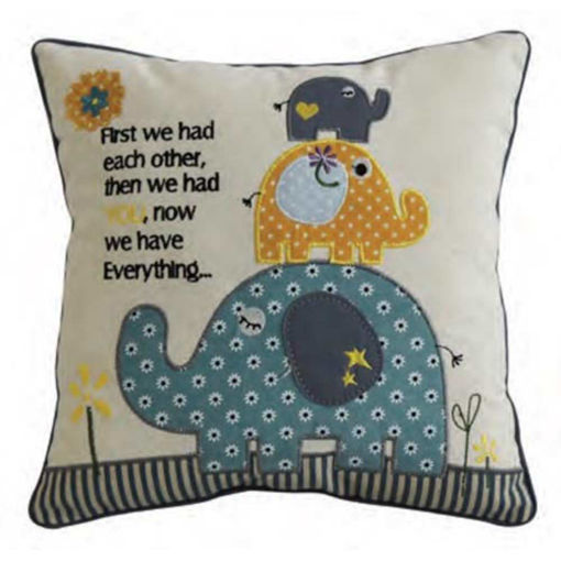 Picture of ELEPHANT BLUE TESORO CUSHION